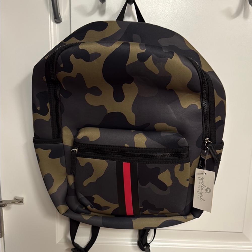 Red and Black Backpack Durable Functional Design